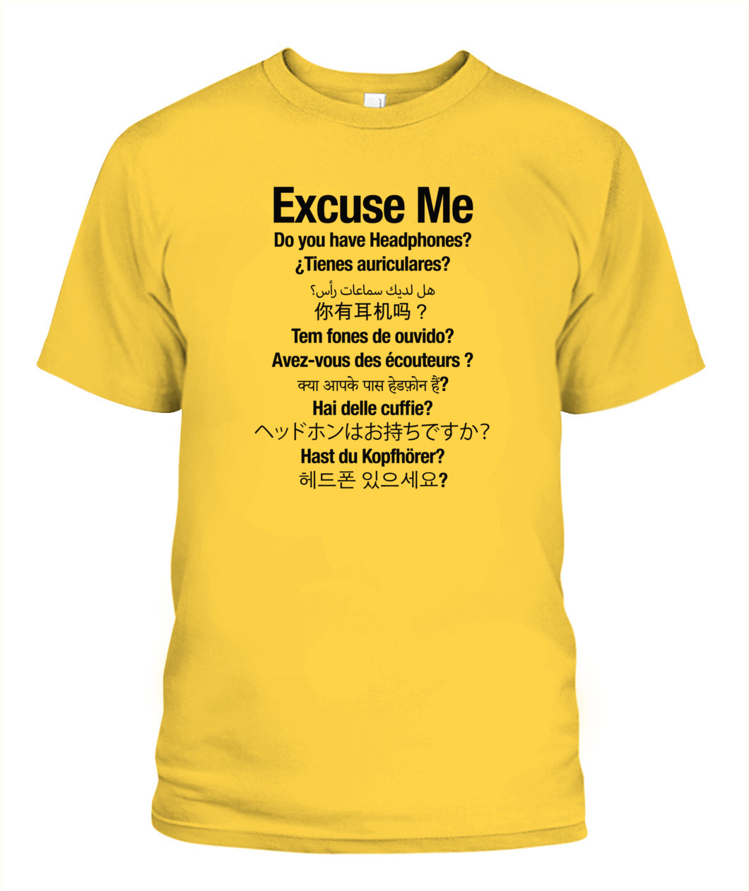 International Headphones? - Grumpy Dad T-Shirt (UK/EU Delivery)